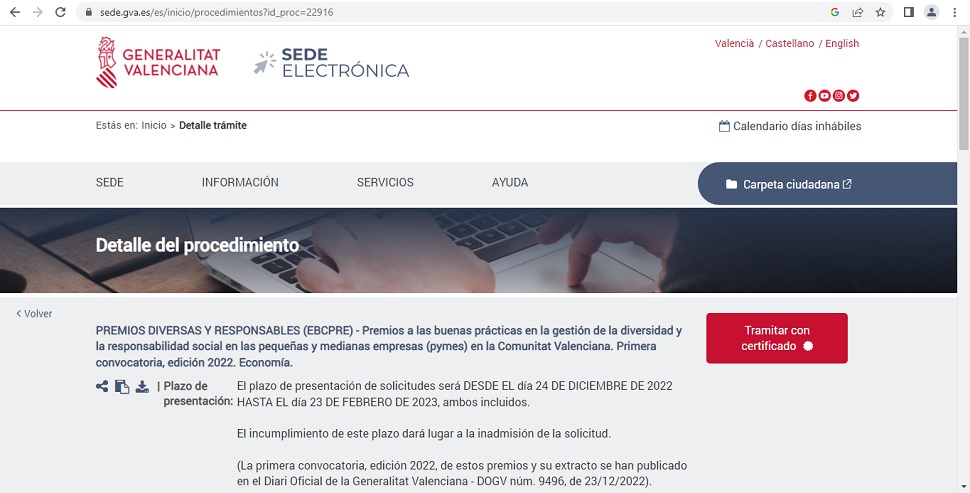 1a edició dels Premis a les bones pràctiques en la gestió de la diversitat i la responsabilitat social en les pimes en la CV